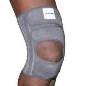 Gray Knee Brace by Graffina right leg size Medium